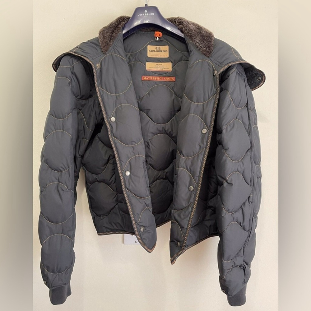 PARAJUMPERS HOODED INTERIOR DOWN QUILTED LINER ONLY SZ MED